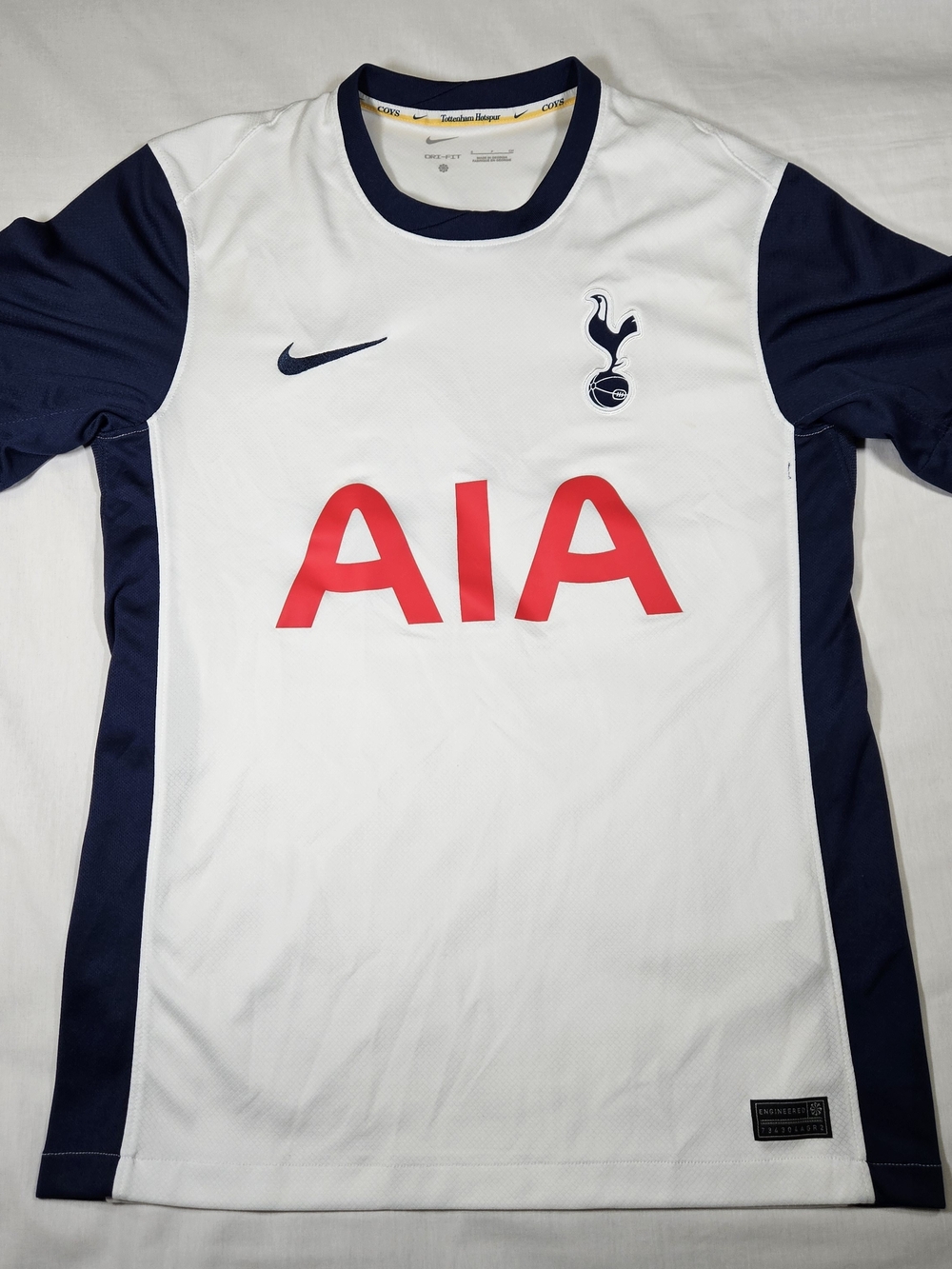 Nike Tottenham Hotspur 2024-25 Home Kit Men's Small Jersey White Blue FN8794-101